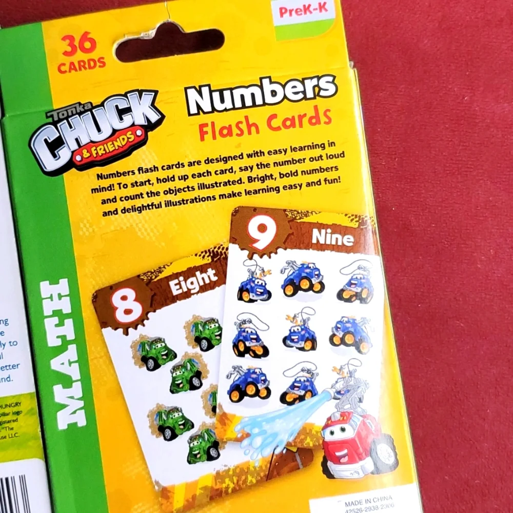 Alphabet & Numbers Flashcards‎